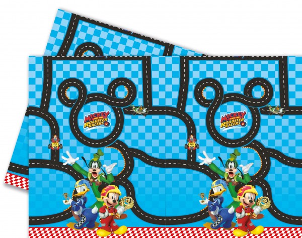 Rennfahrer Mickey Tischdecke 1,8 x 1,2m
