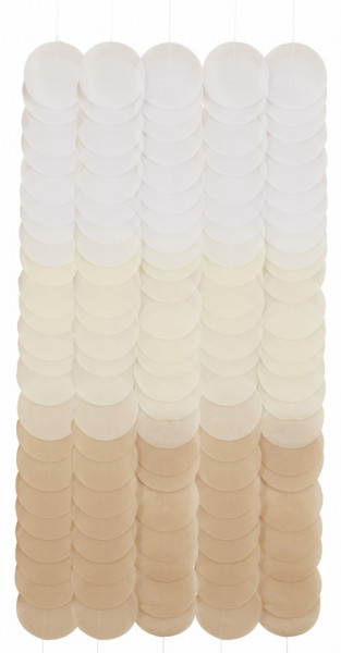 Natural Ombre Seidenpapier Vorhang