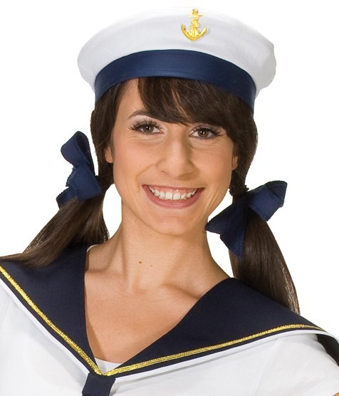 Seemannsmütze Blau-Weiß Unisex
