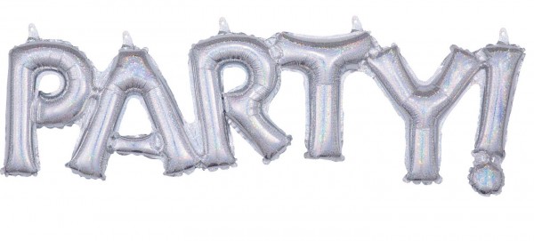 Holografischer Party Ballon 83 x 22 cm