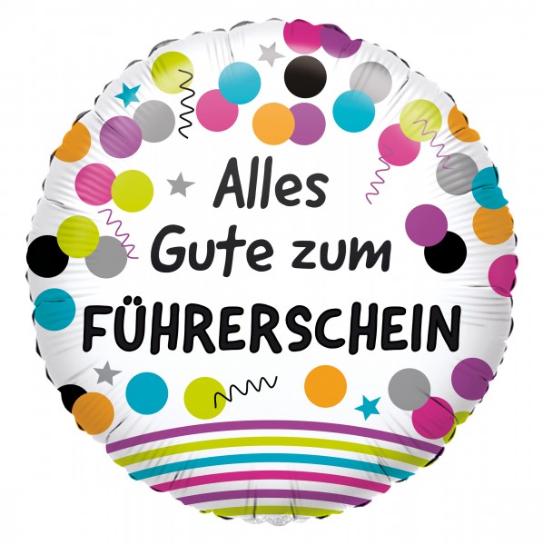 Folienballon Glückwunsch Führerschein