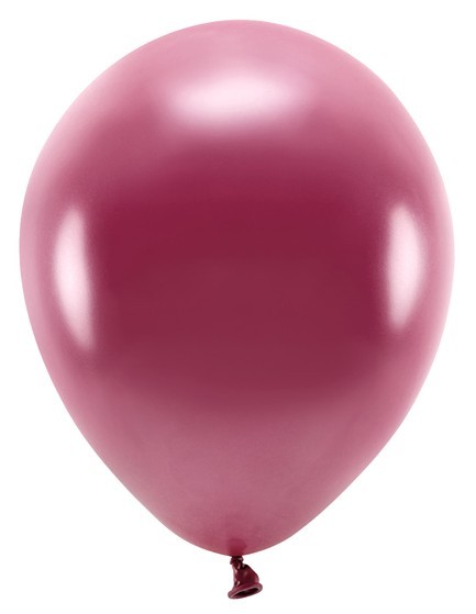100 Eco metallic Ballons brombeere 30cm