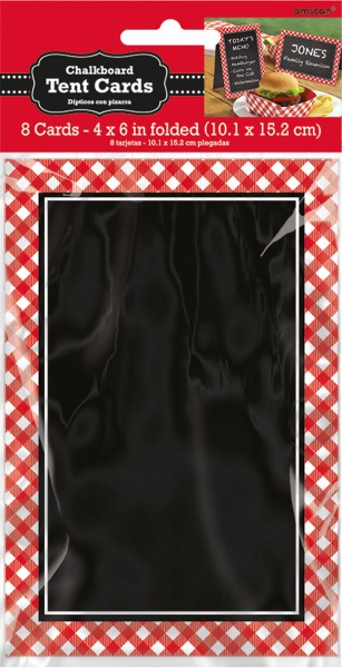 8 bordskort för picknickfest 5
