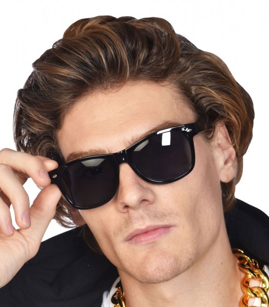 Schwarze Sonnenbrille Jimmy