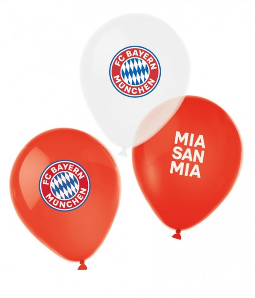 6 FC Bayern München Latexballons 27 cm
