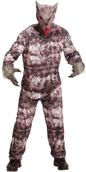 Blutrünstiges Werwolf Jerry Kostüm