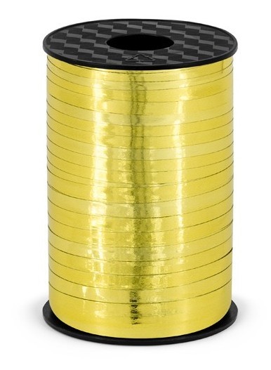 225m Geschenkband Hong Kong metallic-gold