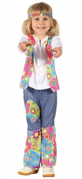 Hippie Girl Kinderkostüm