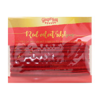 Vorschau: 10m Samt Geschenkband rot