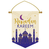 Ramadan Leinen Wandbild