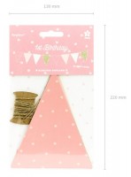 Vorschau: DIY One Star Wimpelkette rosa-gold 1,3m