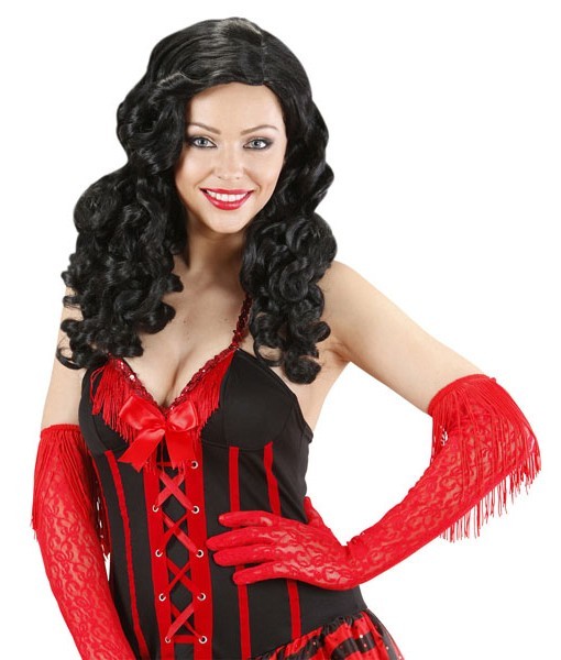 Rote Locken Damenperücke