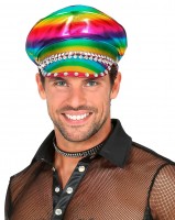 Vorschau: Regenbogen Rocker Mütze