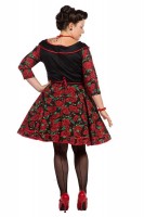 Vorschau: 50er Jahre Rosenkleid für Damen
