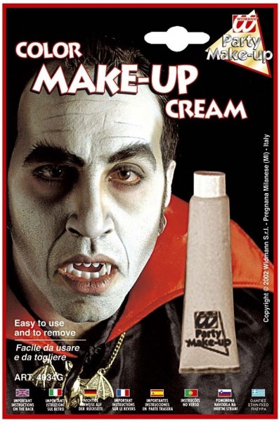 Creme Make-Up Tube Grau