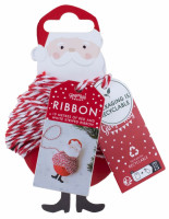 Vorschau: Rot-Weißes Geschenkband 10m