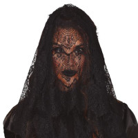 Schwarzer Gothic Schleier Ellyn