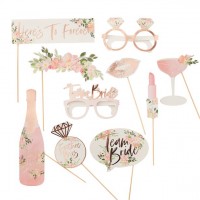 10 Rosy Bride Foto Requisiten