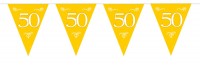 Wimpelkette Goldenehochzeit 50