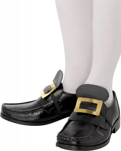 Goldfarbene Metall Schuhschnallen