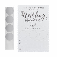 10 Lovely Wedding Rubbel Einladungskarten