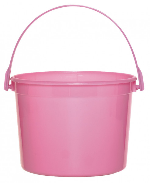Kunststoff Eimer in Rosa 11,4cmx15cm
