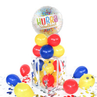 Vorschau: Balloha Geschenkbox DIY Hurra Schulkind XL