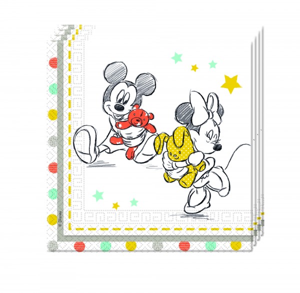 20 Disney Sweet Child Babyparty Servietten 33cm