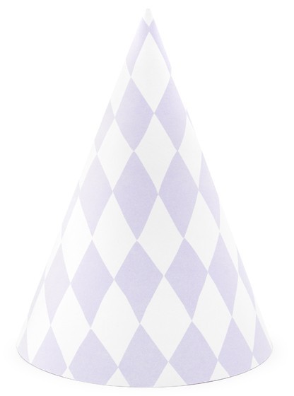 6 Candy Party Hüte 10cm 5
