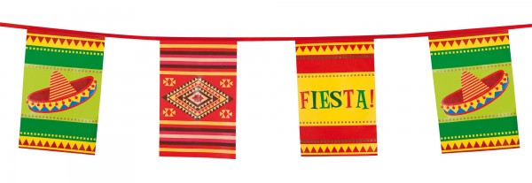 Bunte Fiesta Wimpelkette