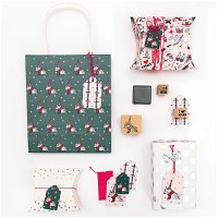 Vorschau: FSC Lovely Dots Geschenkpapier weiß