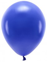 Vorschau: 100 Eco Pastell Ballons royalblau 30cm