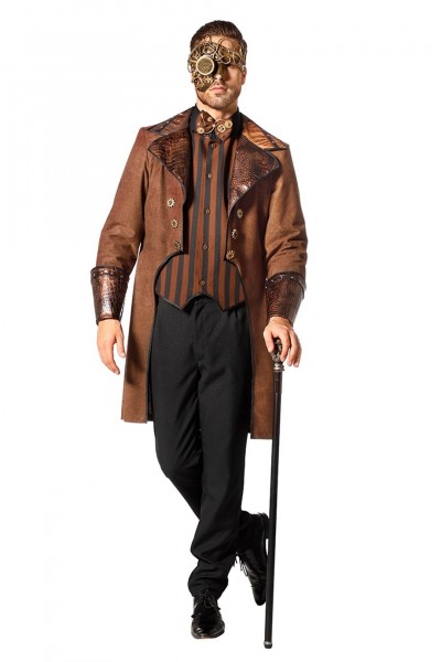 Edles Steampunk Kostüm für Herren