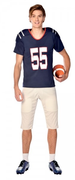 American Football Herrenkostüm Quarterback