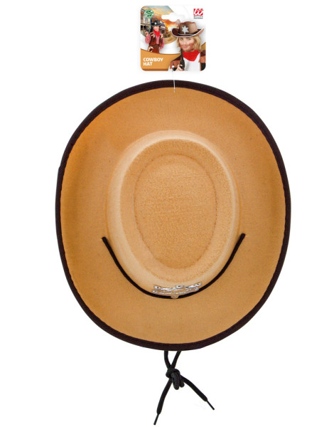 Sheriff Cowboy Hut für Kinder in Beige 3