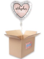 16. Geburtstag Ballon Shiny Heart 45cm