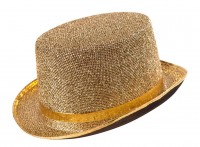Glitzernder Partyhut Gold
