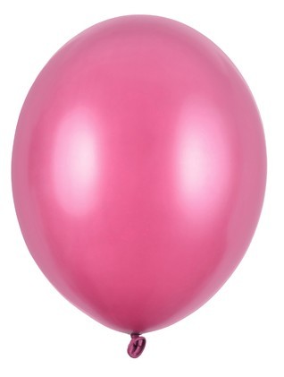 100 Partystar metallic Ballons pink 12cm