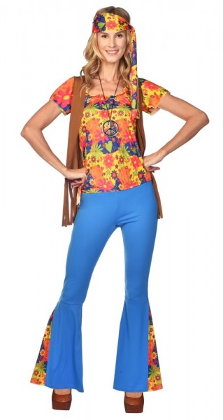 Hippie Girl Clair Damenkostüm 3