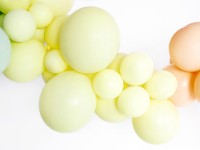 10 Partystar Luftballons pastellgelb 30cm
