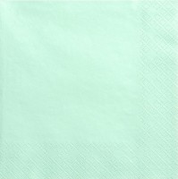 20 Servietten Scarlett mint 33cm