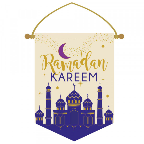 Ramadan Leinen Wandbild