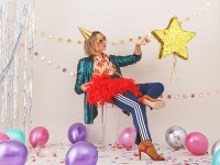 Vorschau: Goldene Sternen Zieh-Piñata