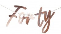Vorschau: Hello Forty Girlande 1,7m