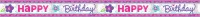 Folienbanner Birthday Spring 7,6m