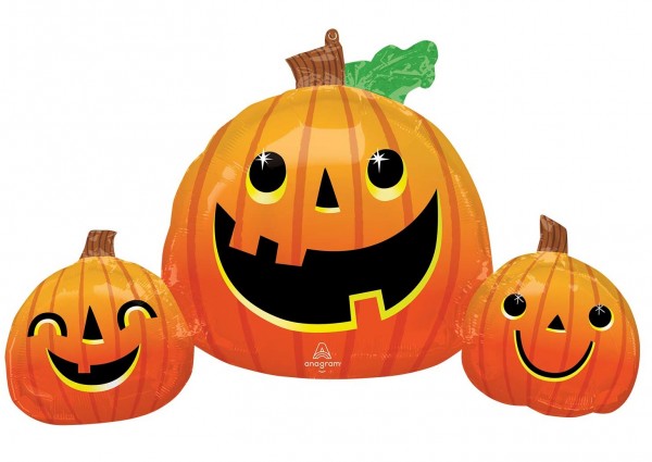 Pumpkin trio folieballong 1,39m
