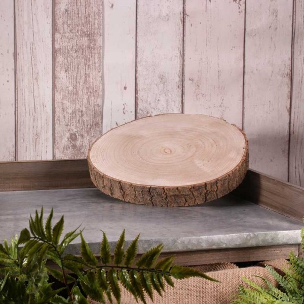 Deko Holzscheibe Woody 26-30cm