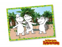8 Kleiner Drache Kokosnuss Tischsets zum Ausmalen