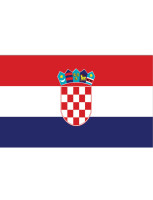 Kroatien Fan Flagge 90 x 150cm