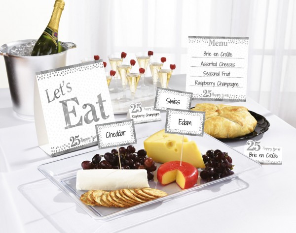 Sparkling 25 Years Buffet Set